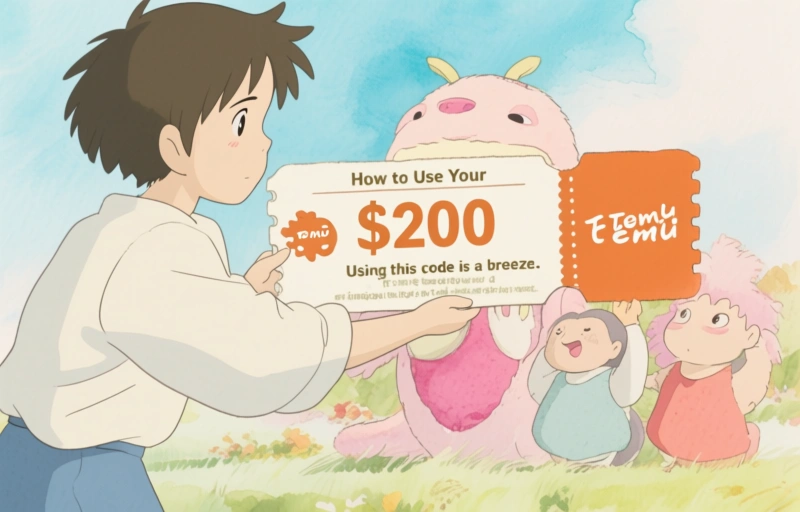 Visual representation of Get $200 Off Temu with Code ACU967941 - Verified 2026 Deal