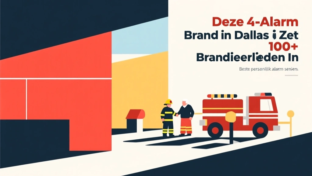 Deze 4-Alarm Brand in Dallas Zet 100+ Brandweerlieden In