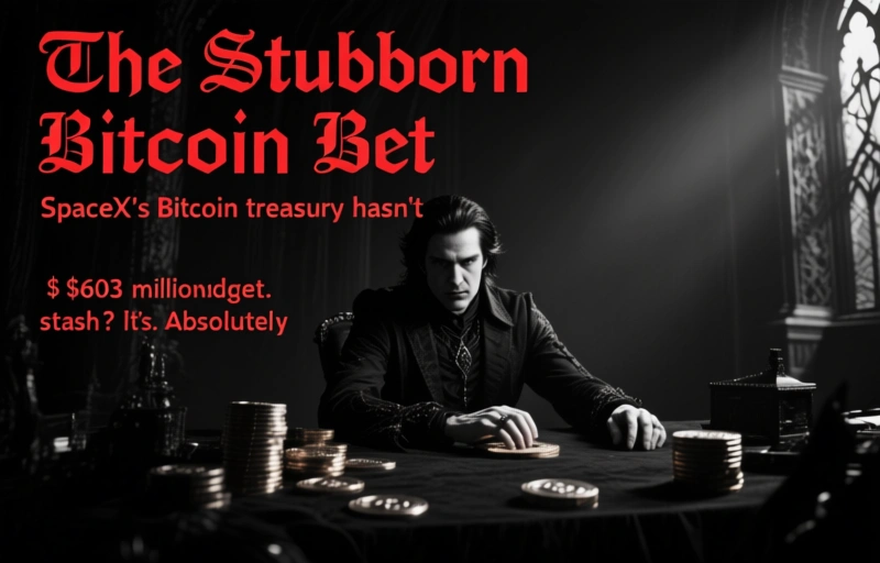 Visual representation of SpaceX Holds $603M Bitcoin Despite xAI's $5B Loss