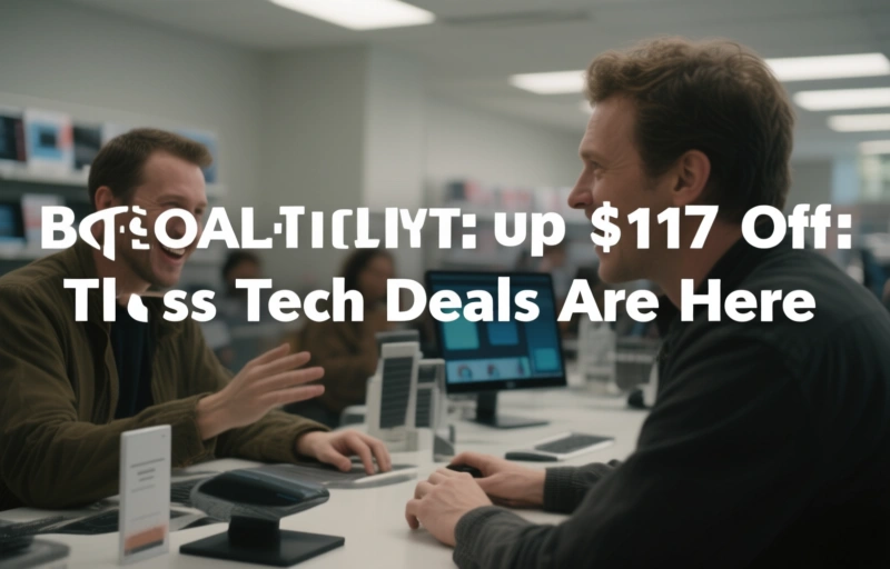 Up to $117 Off: The Latest Tech Deals Are Here
