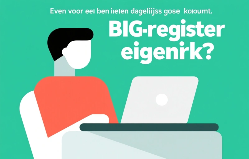 Visuele weergave van BIG-register uitbreiding