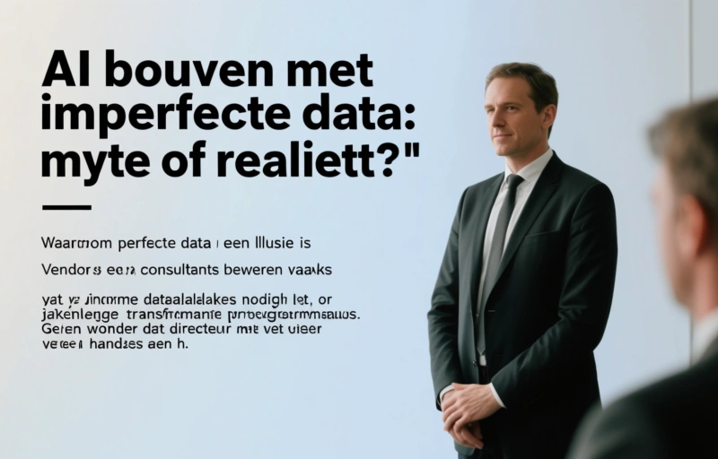 Visuele weergave van AI bouwen met imperfecte data