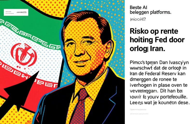 Risico op renteverhoging Fed door oorlog Iran