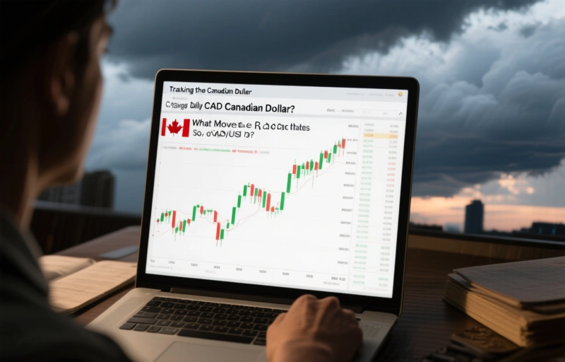 Visual representation of Tracking the Canadian Dollar