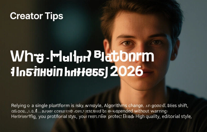 Visual representation of Creator Tips for Multi-Platform Success in 2026