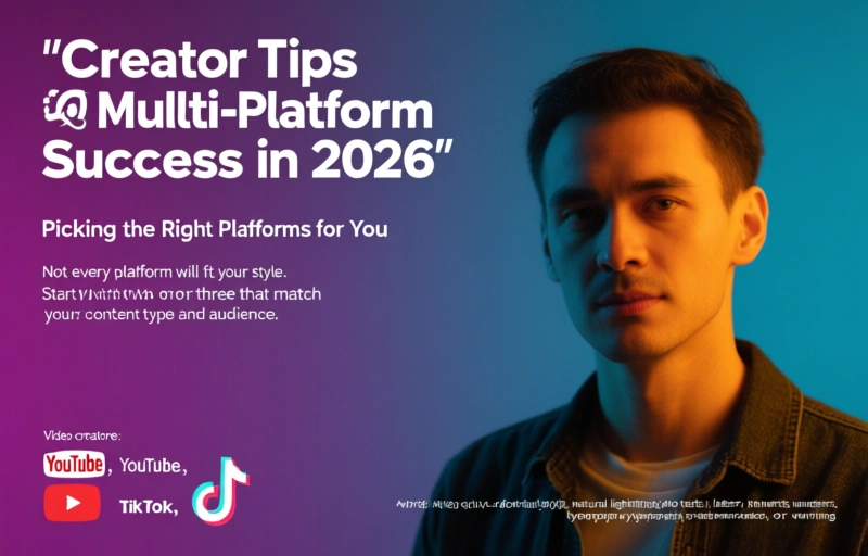 Visual representation of Creator Tips for Multi-Platform Success in 2026