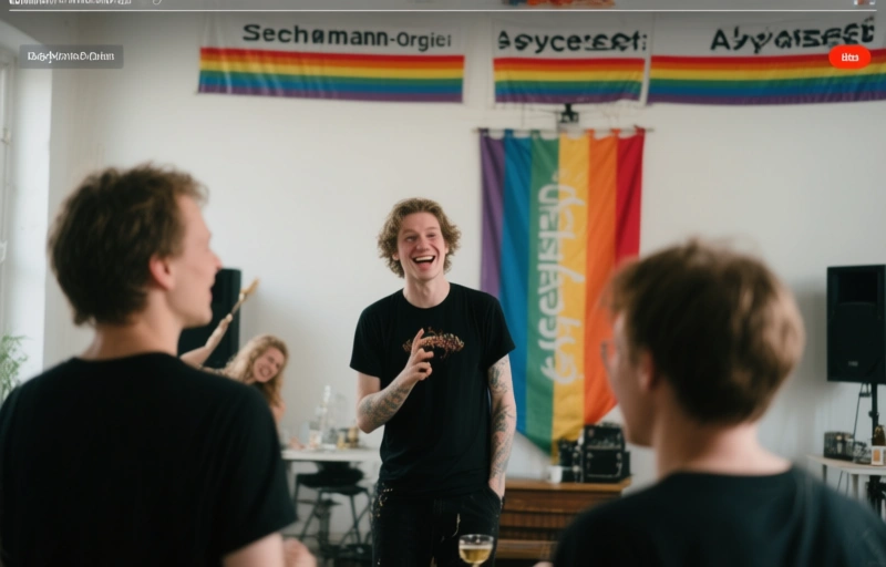 Sechsmann-Orgie bei Gaycest: Ace Banner und Co.
