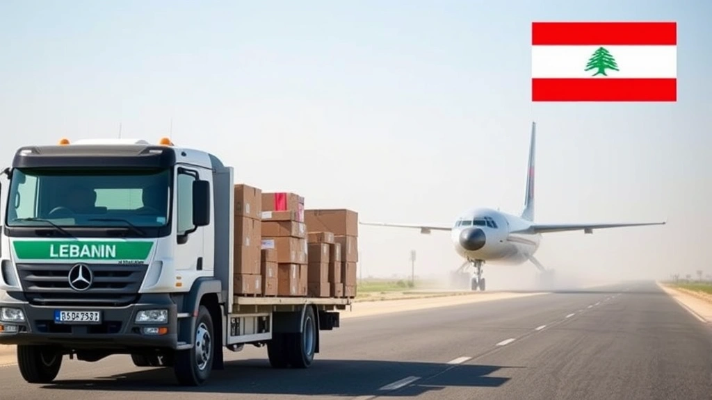 Dubai Sends 47,400 lbs of Medical Aid to Lebanon via Land Convoy