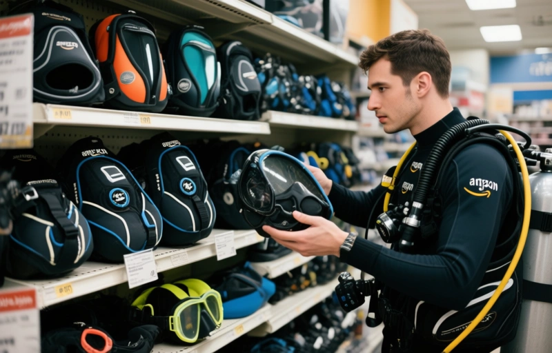 Visual representation of Amazon Underprices Top Brands on 3 Scuba Gear Items