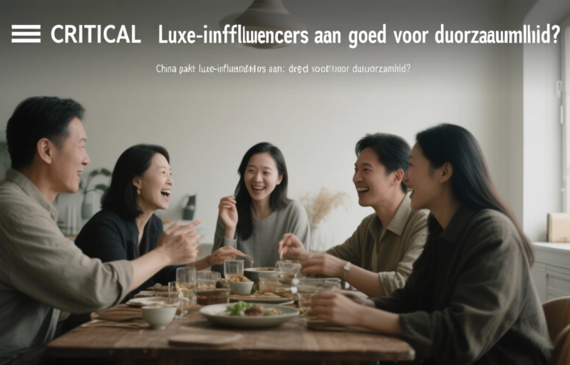 China pakt luxe-influencers aan: goed voor duurzaamheid?