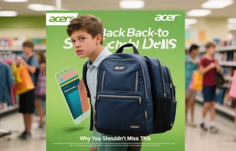 Visual representation of Acer's Back-to-School Bag of Deals