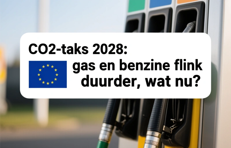 Visuele weergave van CO2-taks 2028