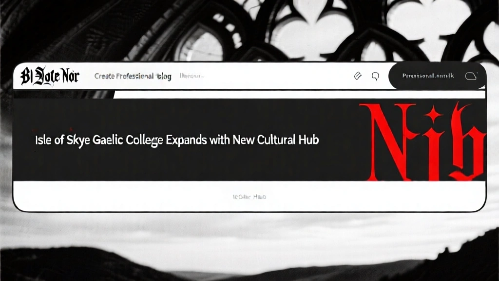 Isle of Skye Gaelic College Expands with New Cultural Hub
