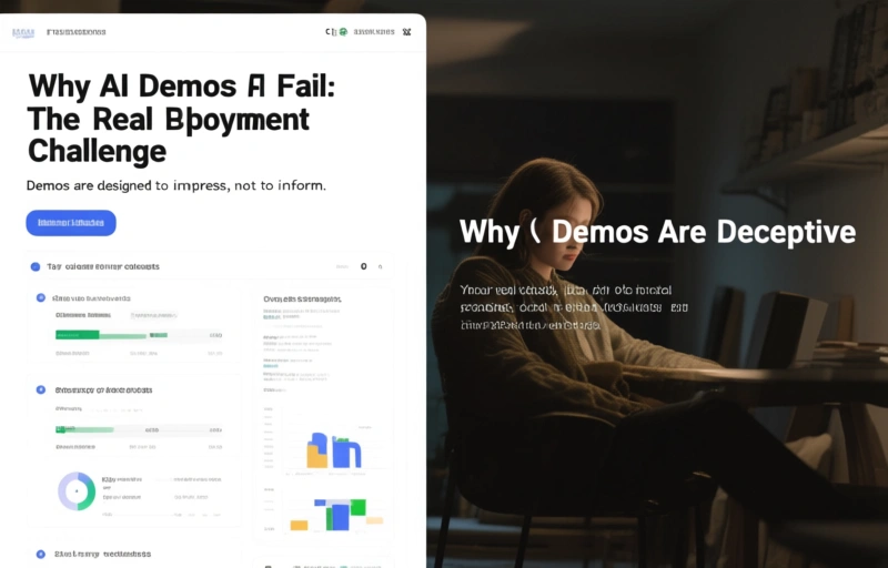 Visual representation of Why AI Demos Fail