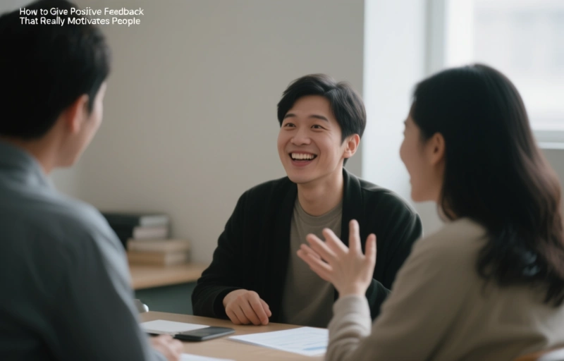 How to Give Positive Feedback That Really Motivates People