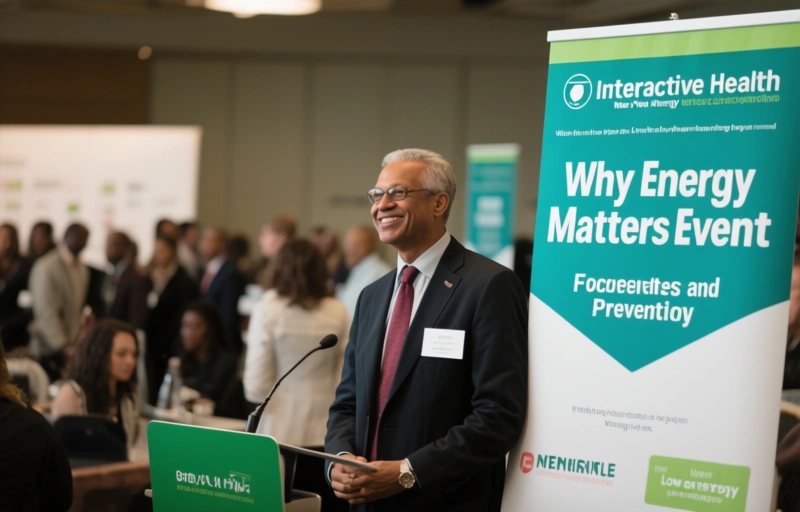 Visual representation of Interactive Health Event Focuses on Energy and Prevention