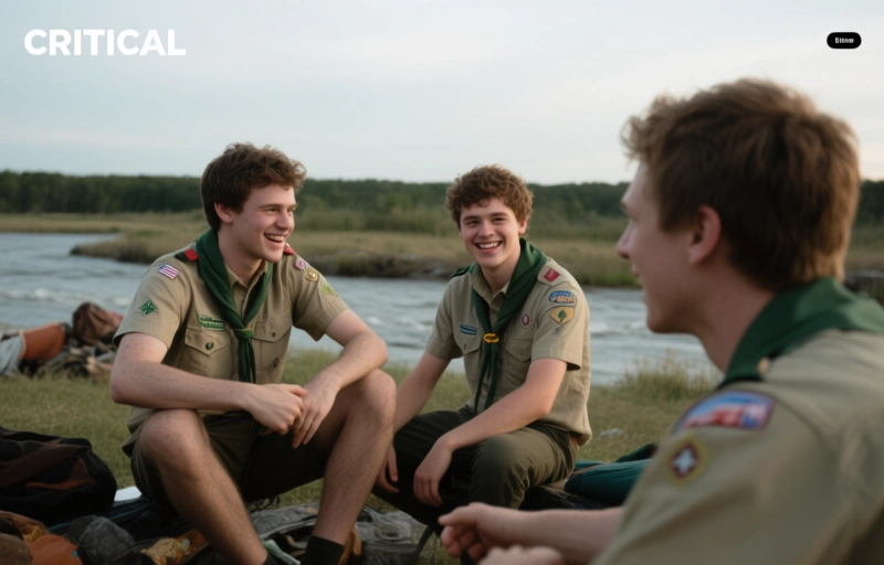 Adam Snow und Sean Xavier verwöhnen Marcus Rivers und Zac Steele bei Scout Boys