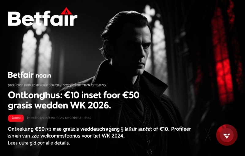 Betfair welkomstbonus: €10 inzet voor €50 gratis wedden WK 2026