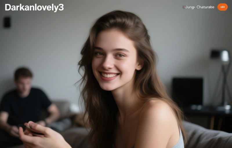 darkanlovely3: Junges Model auf Chaturbate im Porträt