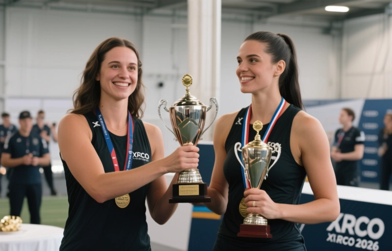 XRCO 2026: Caitlyn Baby und Nyla präsentieren die Trophäen