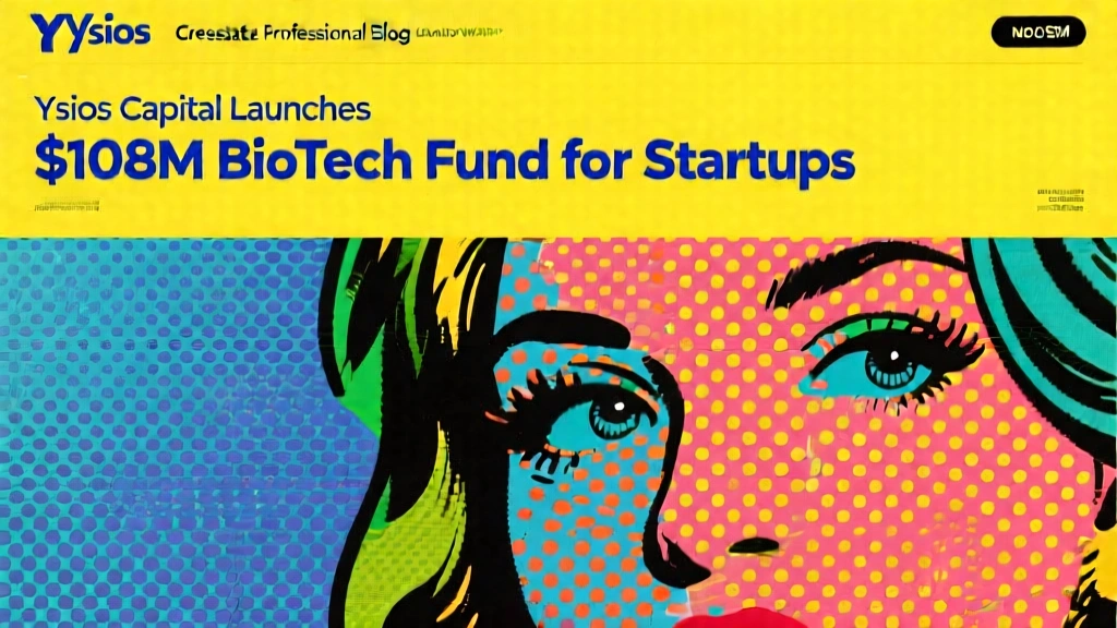 Ysios Capital Launches $108M BioTech Fund for Startups