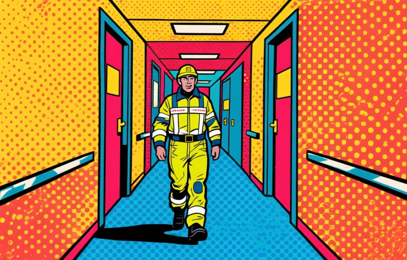 Visuele weergave van IMO onderhandelt over evacuatiecorridor voor 20.000 vastzittende zeelieden