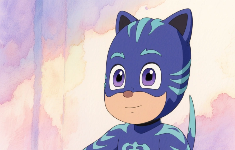 Visuele weergave van PJ Masks