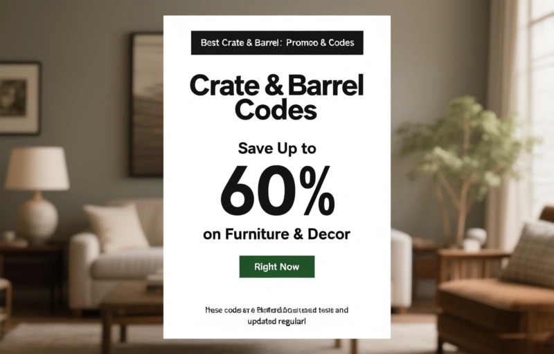 Visual representation of Crate & Barrel Codes