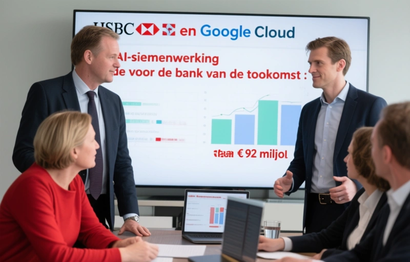 Visuele weergave van HSBC en Google Cloud
