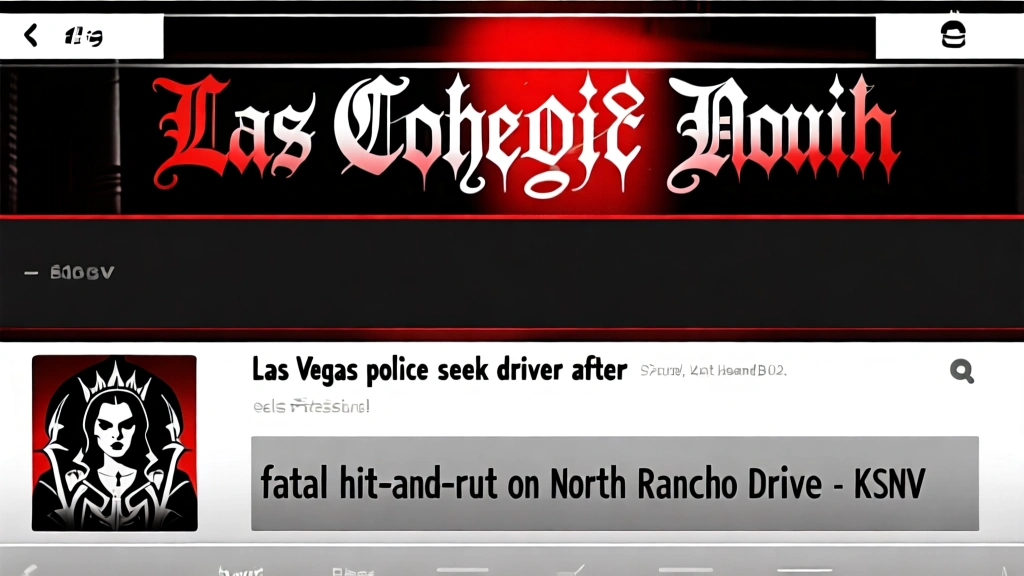 Tödlicher Unfall in Las Vegas: Polizei sucht Fahrerflüchtigen