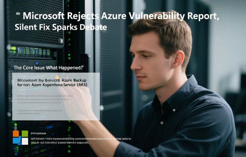 Visual representation of Microsoft Rejects Azure Vulnerability Report, Silent Fix Sparks Debate