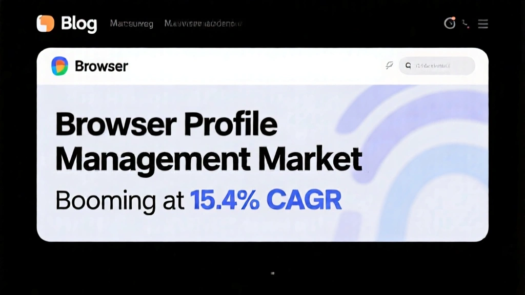 Browser Profile Management Market Booming at 15.4% CAGR