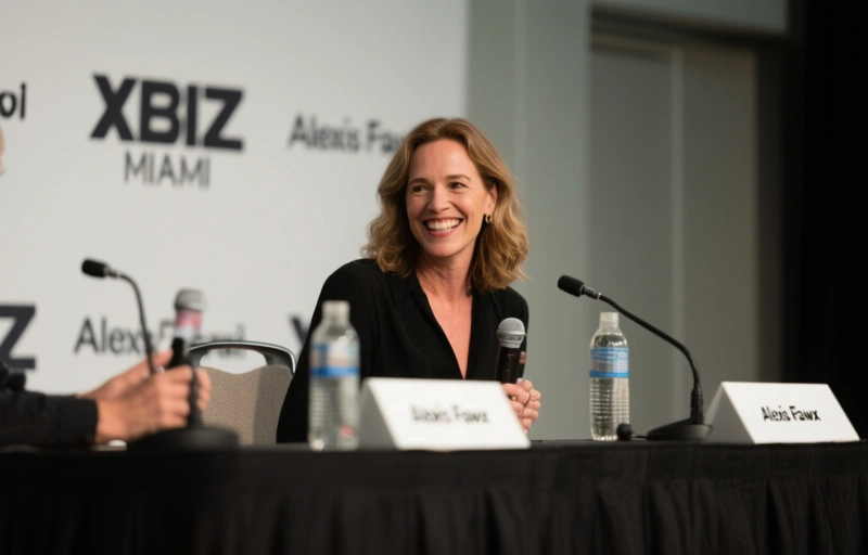Alexis Fawx leitet Panel bei XBIZ Miami