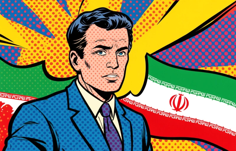 Visuele weergave van Beursfutures dalen na Trumps Iran-opmerkingen