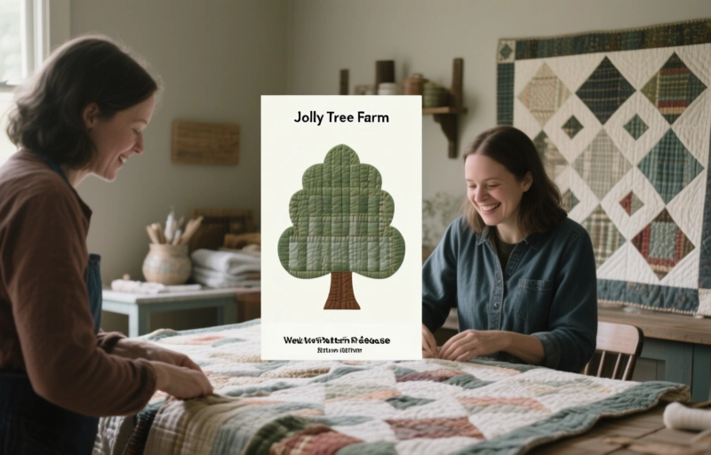Jolly Tree Farm Quilt: Week Two Pattern Release