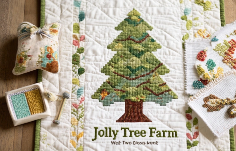 Visual representation of Jolly Tree Farm Quilt