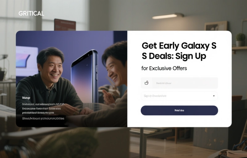 Get Early Galaxy S Deals: Sign Up for Exclusive Offers