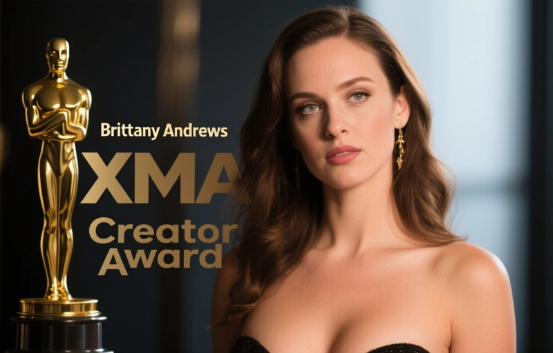 Visual representation of Brittany Andrews Nominated for XMA Creator Award