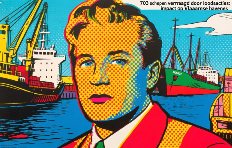 703 schepen vertraagd door loodsacties: impact op Vlaamse havens