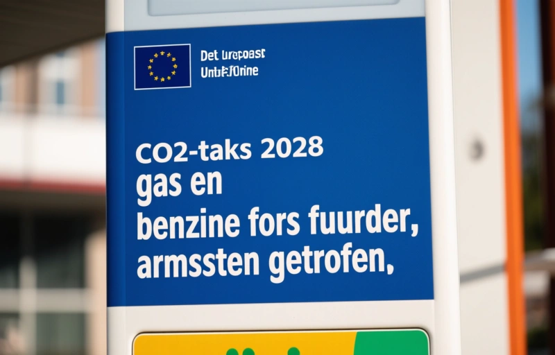 Visuele weergave van CO2-taks 2028