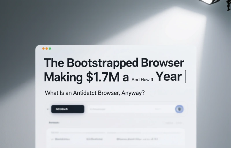 Visual representation of The Bootstrapped Browser Making $1.7M a Year (And How It Works)