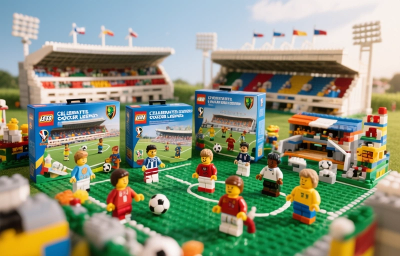 Visual representation of LEGO Celebrates Soccer Legends for 2026 World Cup