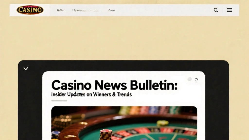 Casino News Bulletin: Insider Updates on Winners & Trends