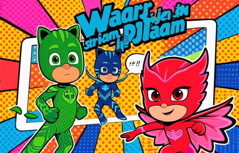 Visuele weergave van PJ Masks Superhelden