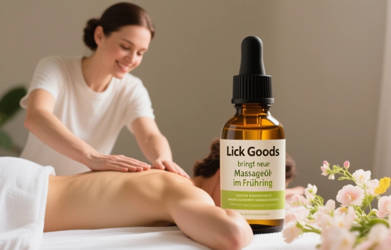 Visuelle Darstellung von Lick Goods bringt neue Massageöle im Frühling