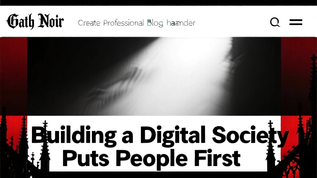 Building a Digital Society That Puts People First