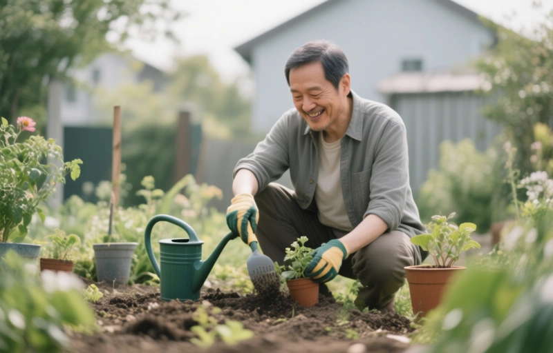 Mindful Father’s Day: Gardening as Caregiving Practice