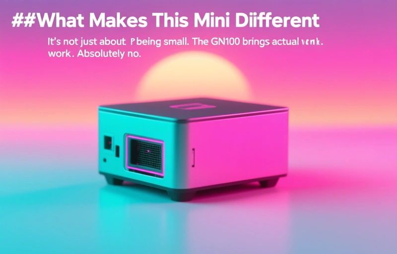 Visual representation of Acer Veriton GN100 AI Mini PC Workstation