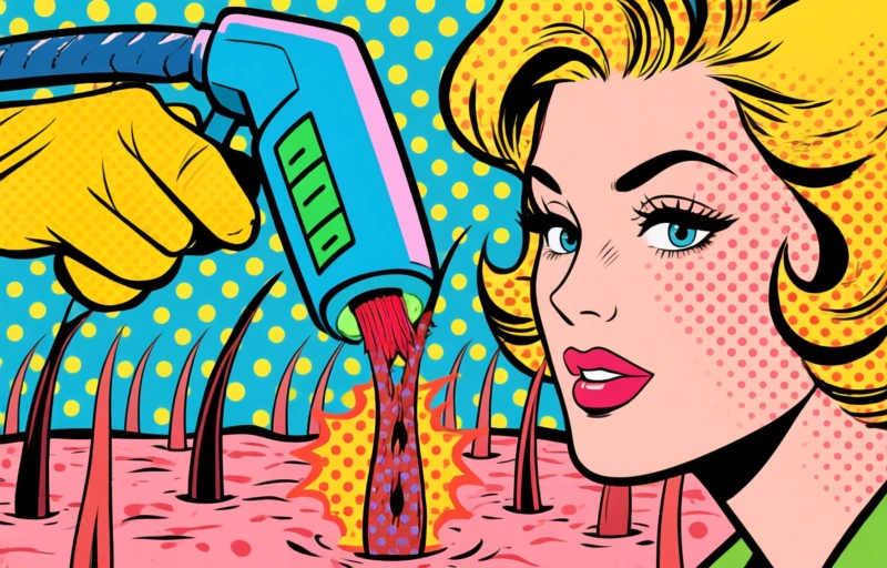 Visual representation of Laser Hair Removal