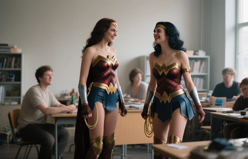 Mindi Mink: Neues Wonder-Women-Lesben-Cosplay-Video
